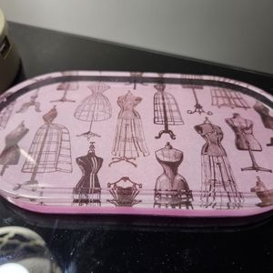 HAND CRAFTED Vintage Inspired Resin Tray